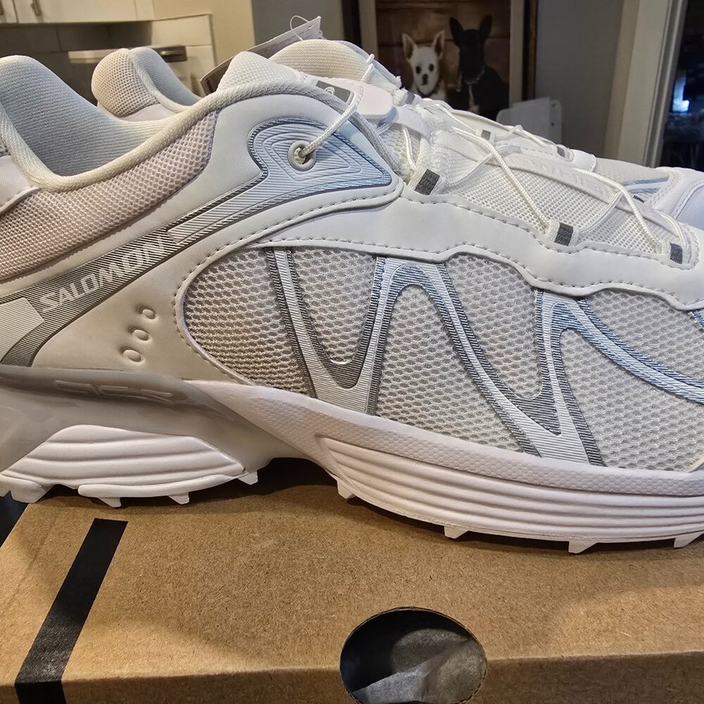 Salomon XT-Whisper White Lunar Rock Footwear Silver Men's Size 10 L47761900 NEW
